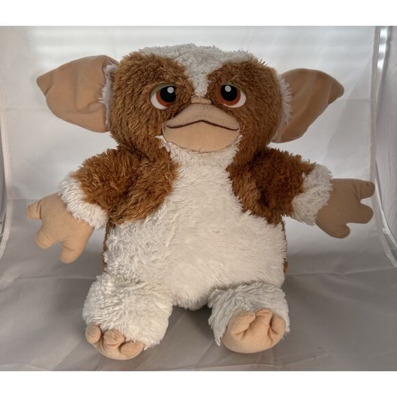 Plush Gizmo Gremlin Brown White 2019 Toy Factory Movie Stuffed Animal 11" - Picture 1 of 7